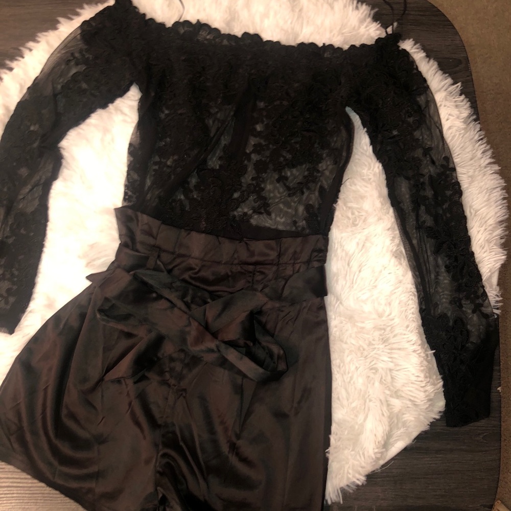 Black Sexy Romper